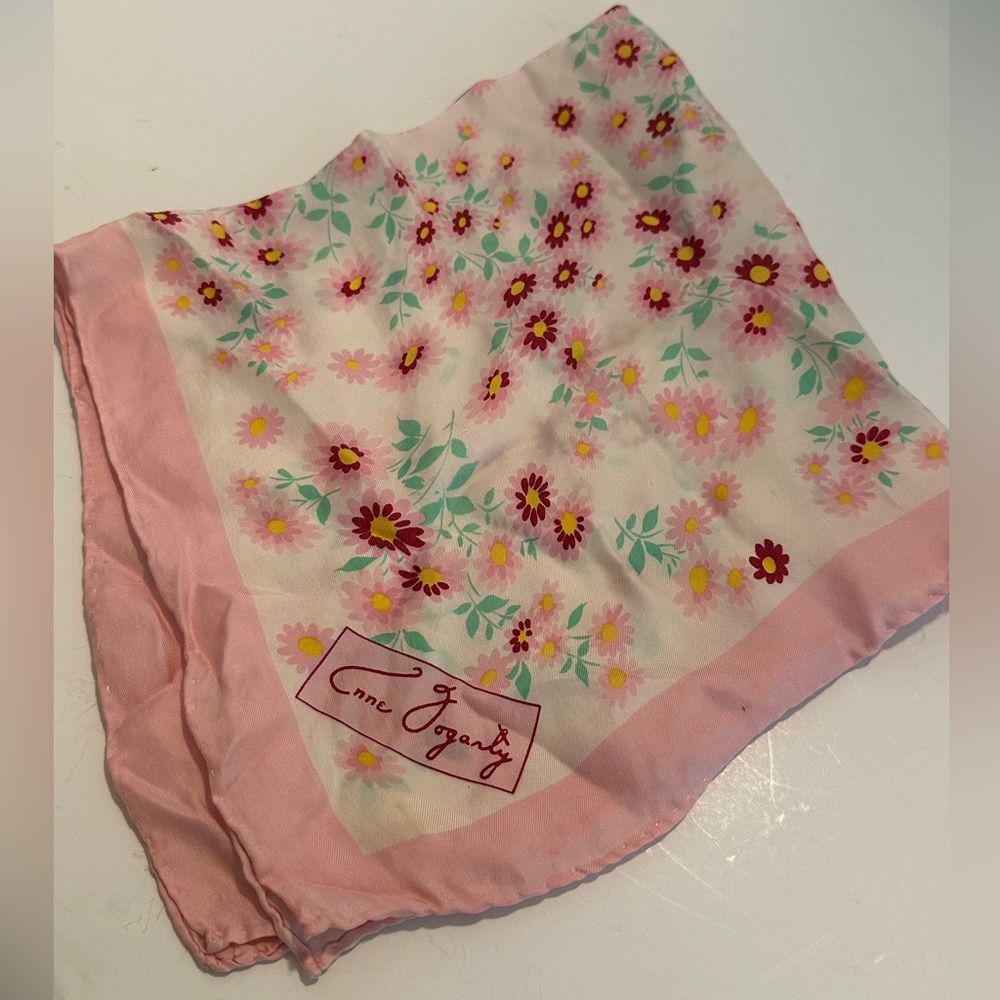 Anne Fogarty silk scarf